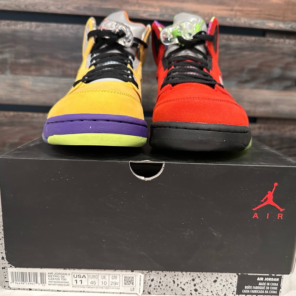 Air Jordan 5 Retro What The Solar Orange - Picture 6 of 8
